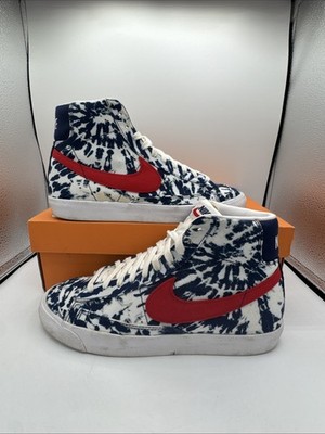 Nike Blazer '77 Vintage Mid Blue Tie-Dye Size 8 CZ7874-600
