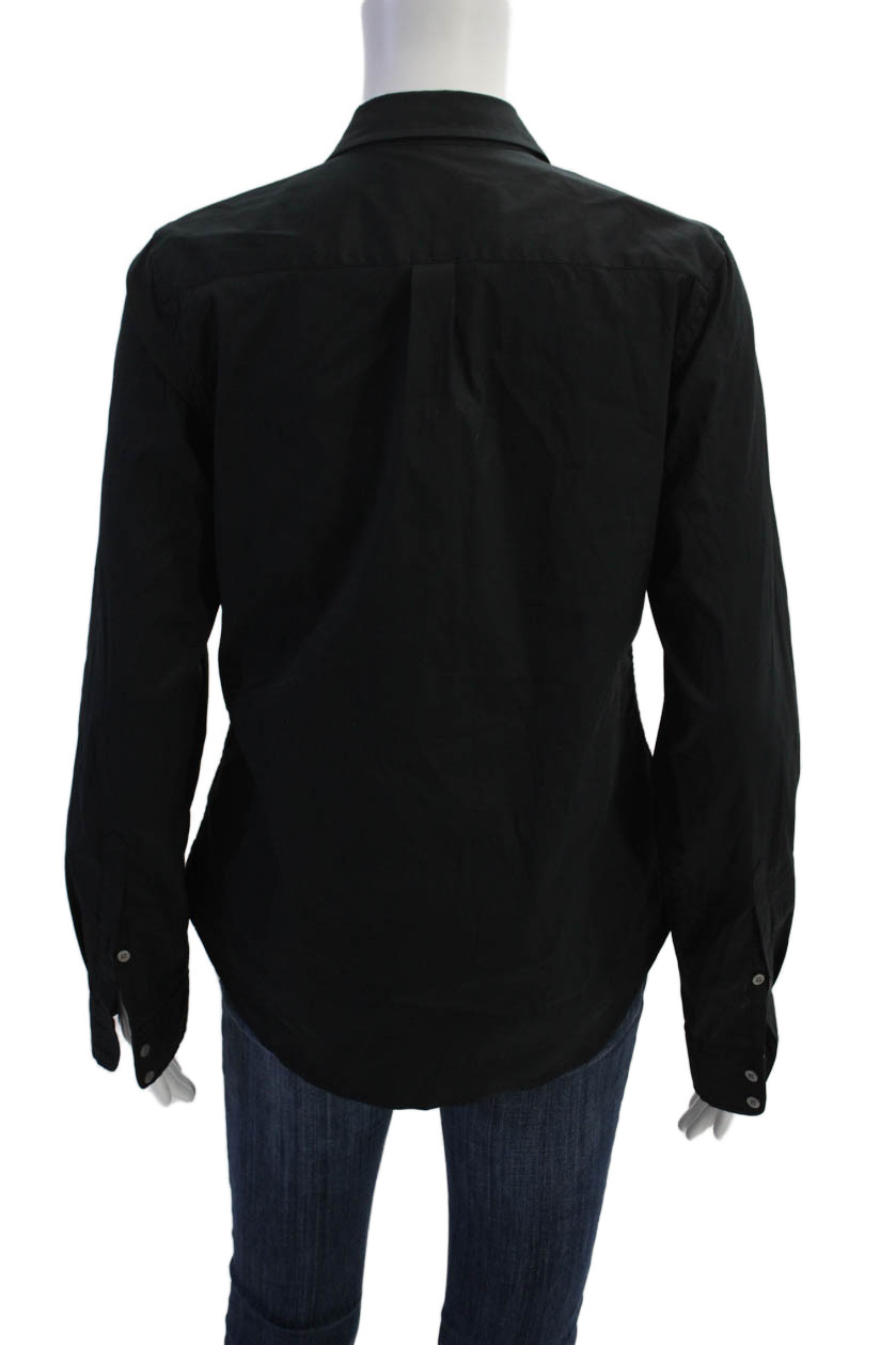 Untuckit Women Basic Black Collared Button-Up Shi… - image 3