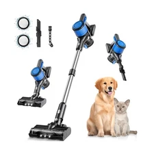 Cordless Vacuum Cleaner for Home, 8-in-1 Lightweight Stick Vacuum with 45Mins...