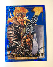 Johnny Blaze Blue Traxx Marvel Masterpieces 92’ Platinum 2024 #2