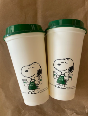 Limited Starbucks Snoopy Joe Kind Peanuts 2026 Reusable Cup 473ml