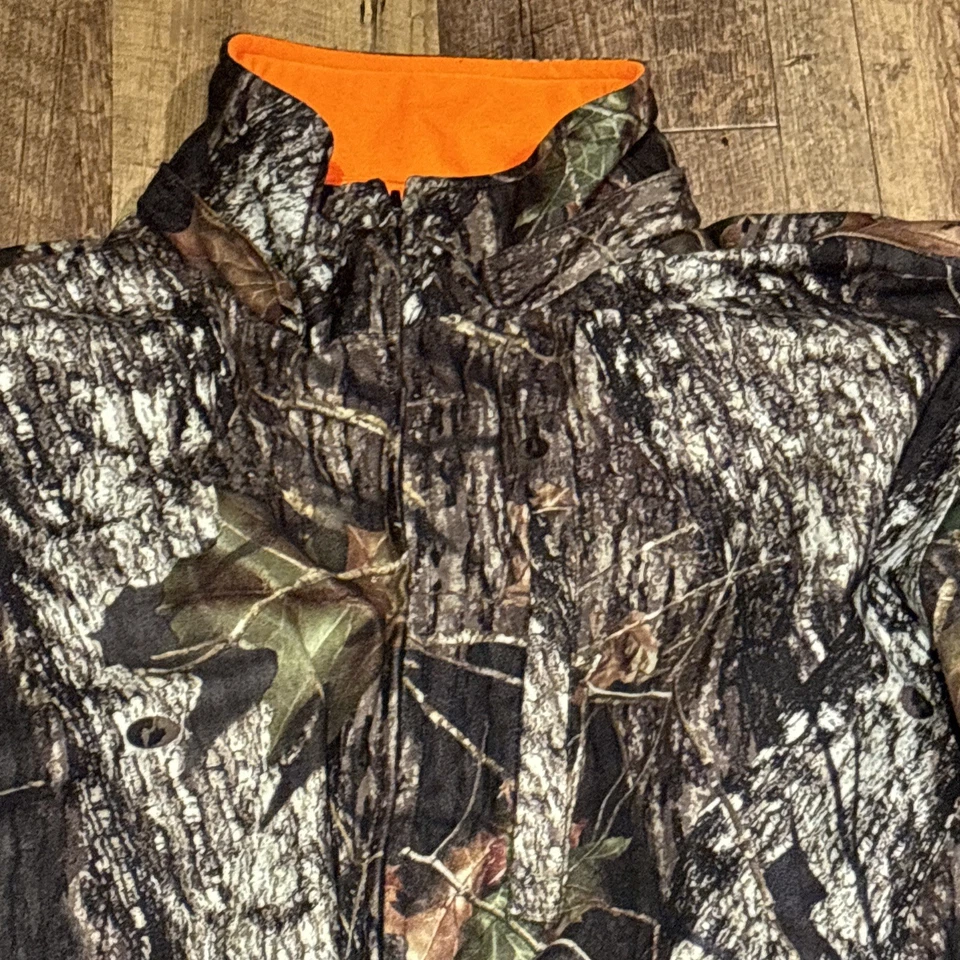 Mens Yukon Gear Break-Up Infinity Camo Reversible Hunting Jacket Full Zip XL - Image 4 of 4