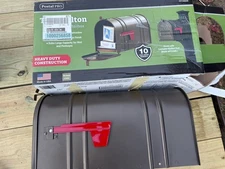 Postal PRO Carlton Post-Mount T2 Mailbox, Bronze