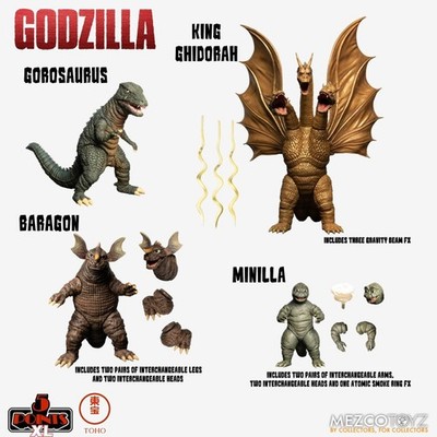 5 Points XL Godzilla Destroy Monster S.2 Action Figure Mezco Toys