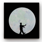 Renditions Gallery Frankenstein Halloween Theme Moon Background Gallery Wrapped