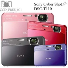 Sony Cyber Shot DSC-T110 Digital Camera 16.1 MP 4x Optical Zoom Fast shipping