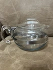 Vintage Pyrex 8126B Clear Glass 6 Cup Coffee Teapot Handle & Lid Flameware