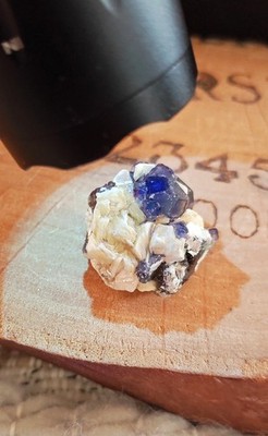 Lollipop Fluorite Green Purple Mica UV Fluorescent Blue Crystal Namibia Specimen