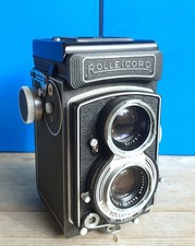 ROLLEICORD VB APPAREIL PHOTO REFLEX BI OBJECTIF FONCTIONNEL SAC CUIR