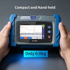 Mini OTDR 1310/1550nm 26/24dB SM 4.3" Screen Fiber Optic Tester OPM OLS VFL RJ45