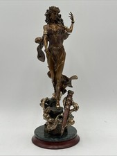 Bronze "Morgan Le Fay" sculpture created by Emily Kaufman for Franklin Mint