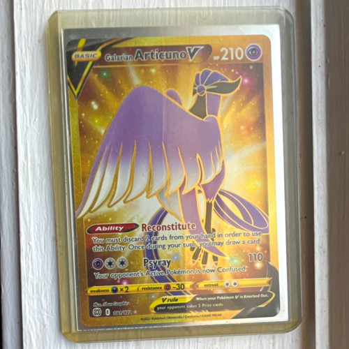 Pokemon Galarian Articuno V 181/172 SWSH09 Brilliant Stars Secret Rare Holo