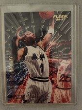 1996-97 Fleer Swing Shift Anfernee Hardaway #4 Orlando Magic Basketball Card