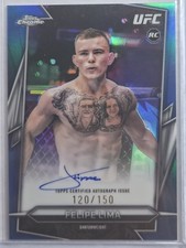 2026 Topps Chrome UFC Felipe Lima RC Blue Refractor Auto #/150