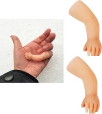 2Pcs Little Hand Coin Disappeared Trick Tools Close-Up Magic Show Props... 