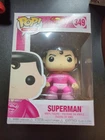 Funko Pop! Heroes: Breast Cancer Awareness Superman #349 Pink Vinyl Figure