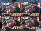 ⭐️ Lot of 4 Brand New LEGO Star Wars: Ahsoka's Jedi Interceptor Sets (75401) ⭐️