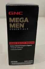 GNC Mega Men Essentials  - One Daily Multi Vitamin - 60 Caplets - Exp. 05/2026