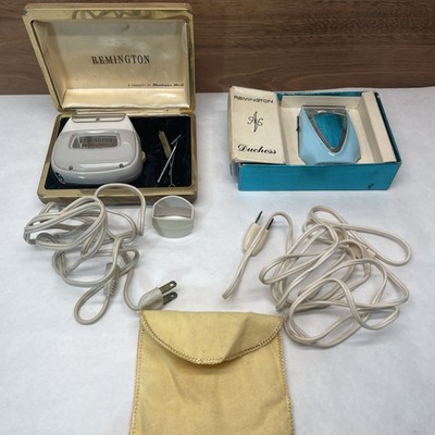 Vintage Remington Rollectric Electric Shaver w/ Box 1950s & Duchess