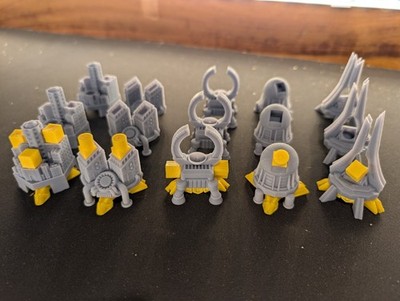Andromeda's Edge Gebäude Miniaturen Vollständiger Satz (15 Stück) 3D Druck TOP!
