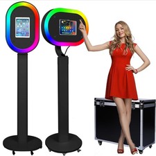 iPad Photo Booth Kiosk Selfie Station iPad Photobooth W/Remote Control Party