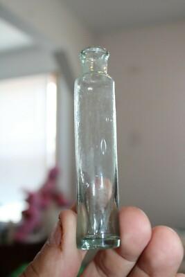 Antique 4 '' Blue OPIUM, Vial/Bottle, Medicine Bottle, Item # A - 2125
