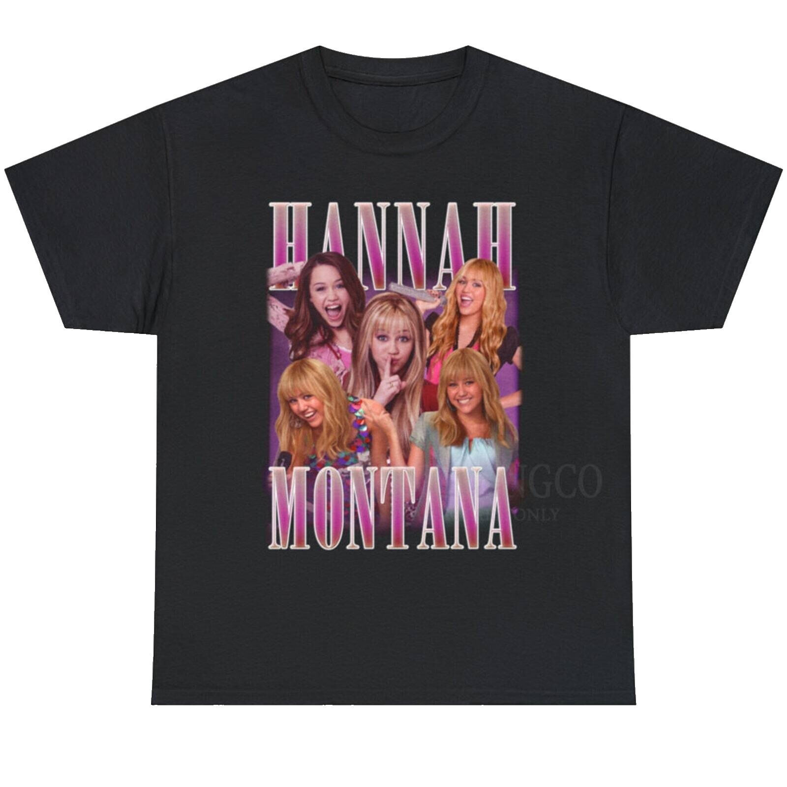 Hannah Montana Tシャツ（黒・白） Amazon | ディズニー Hannah Montana ロゴTシャツ Tシャツ | T
