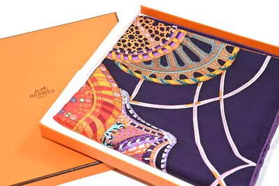 Hermes Scarf Les Domes Celestes 90 cm silk sky firmament
