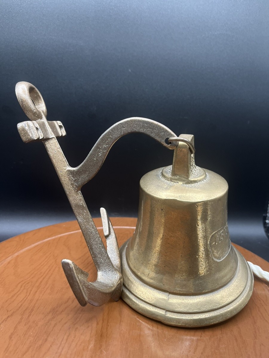 Vintage MS Bremen 1911 Brass Bell With Anchor Hanger.W2 | eBay