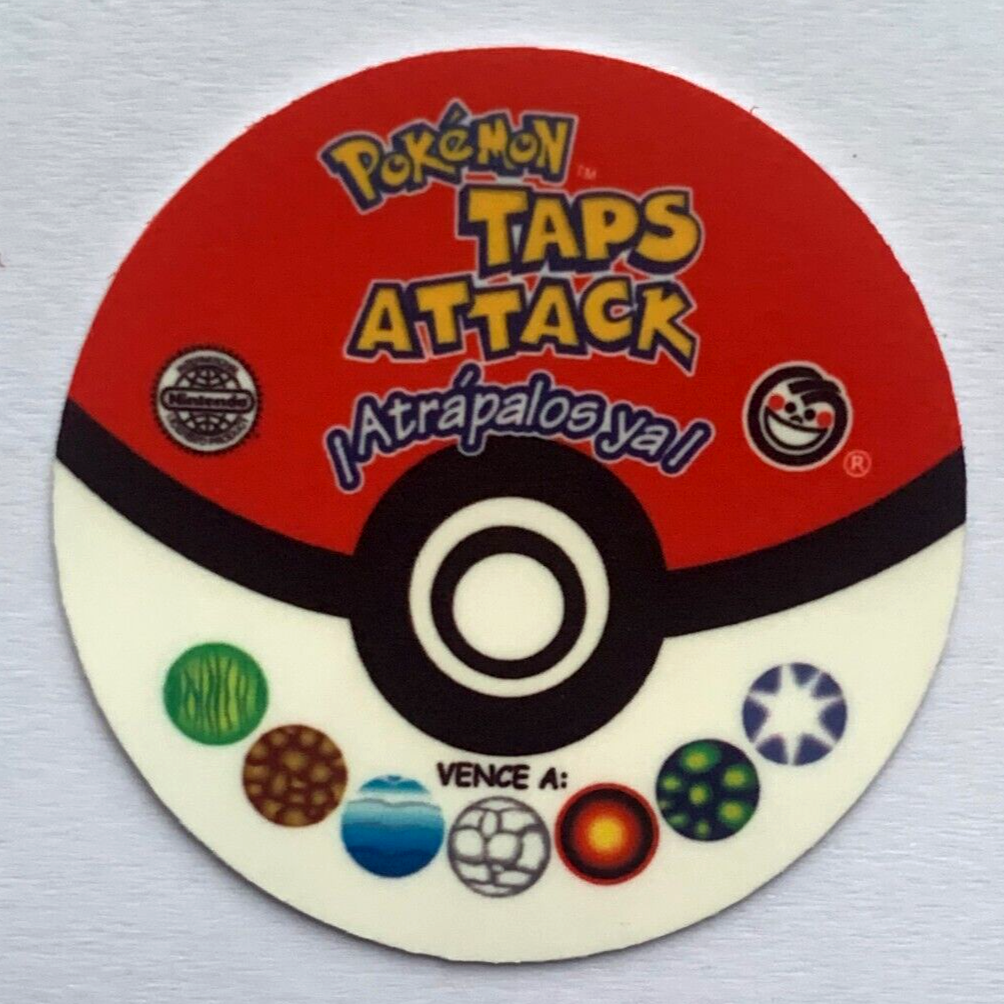 TAZO POKEMON EC1 #070 WEEPINBELL 2023 Kanto PERU South America Pogs Flips  Taps