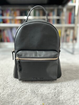 cole haan grand ambition leather backpack Convertible Crafted from leather Cole Haan Grand Ambition Large