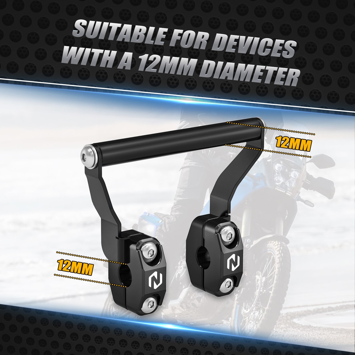 Support GPS Moto Pour BMW R1200GS/R1250GS - Alliage Aluminium 12-16mm