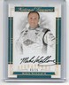 Mike Wallace Panini National Treasures Racing HOLO On Card Auto /15 Autograph