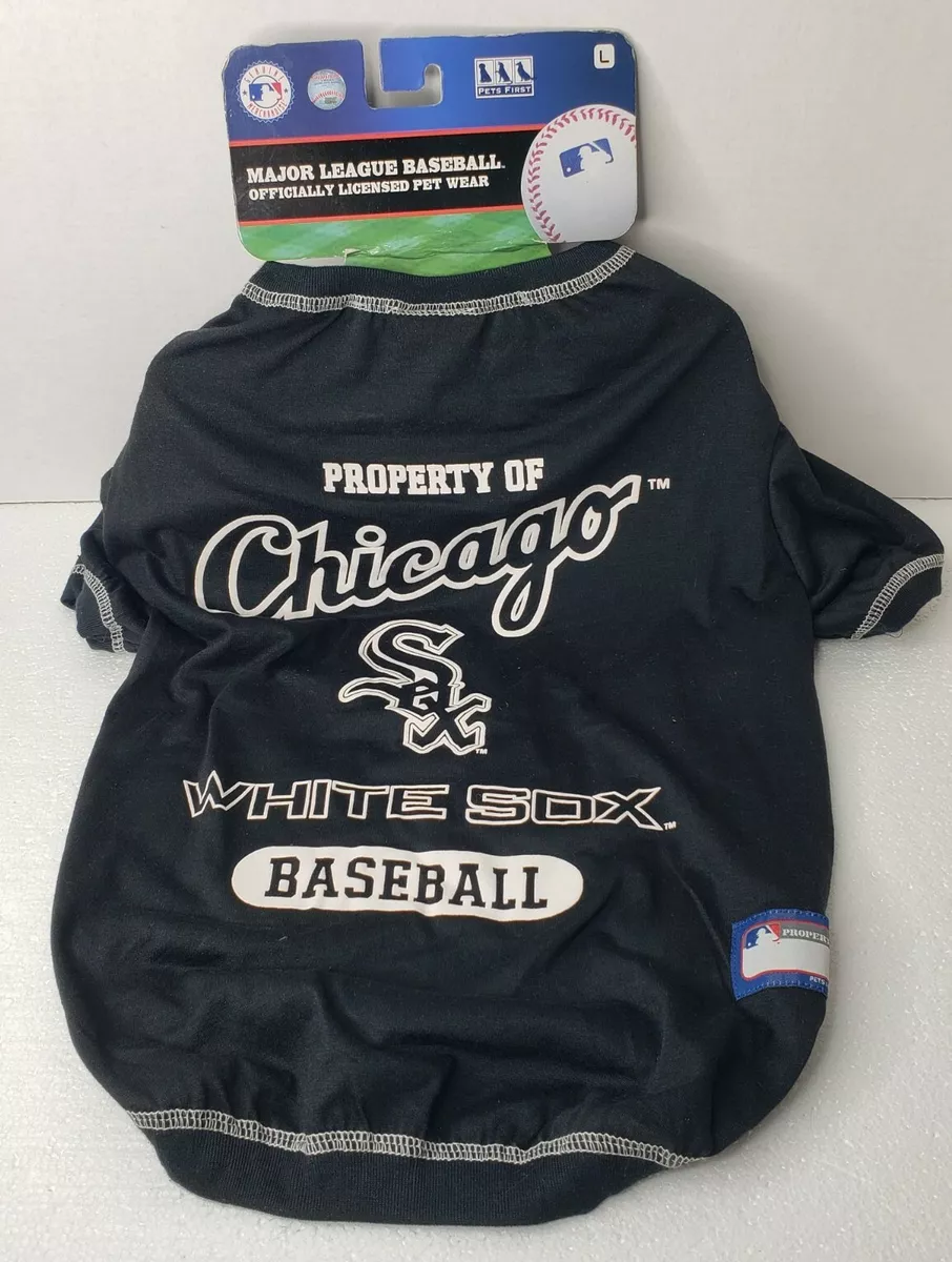 Chicago White Sox Dog Shirt MLB Baseball Officially Licensed Pet Wear Size  Large