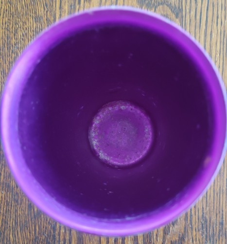 A Vintage Sunburst Purple Bascal Aluminum Cups Italy 1950’s MCM - Picture 3 of 6