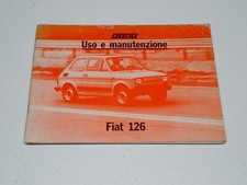 FIAT 126 PERSONAL 4 LIBRETTO USO E MANUTENZIONE 1978 (1)
