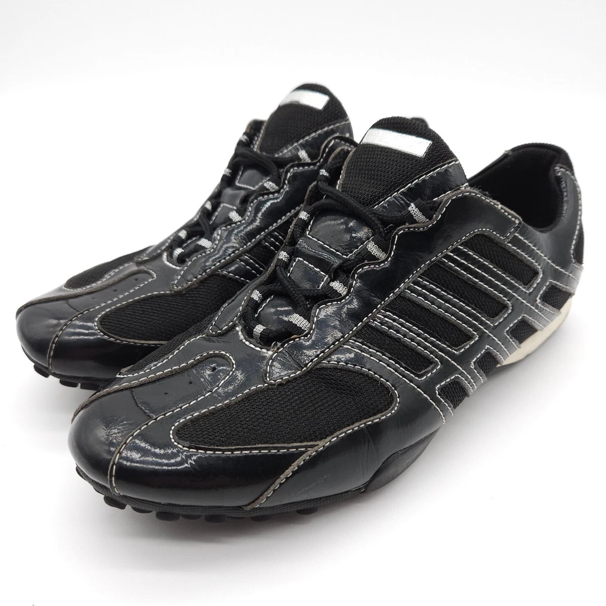 Geox Respira (Womens Size 10) Black Leather Lightweight Lace Up Athletic  Shoes