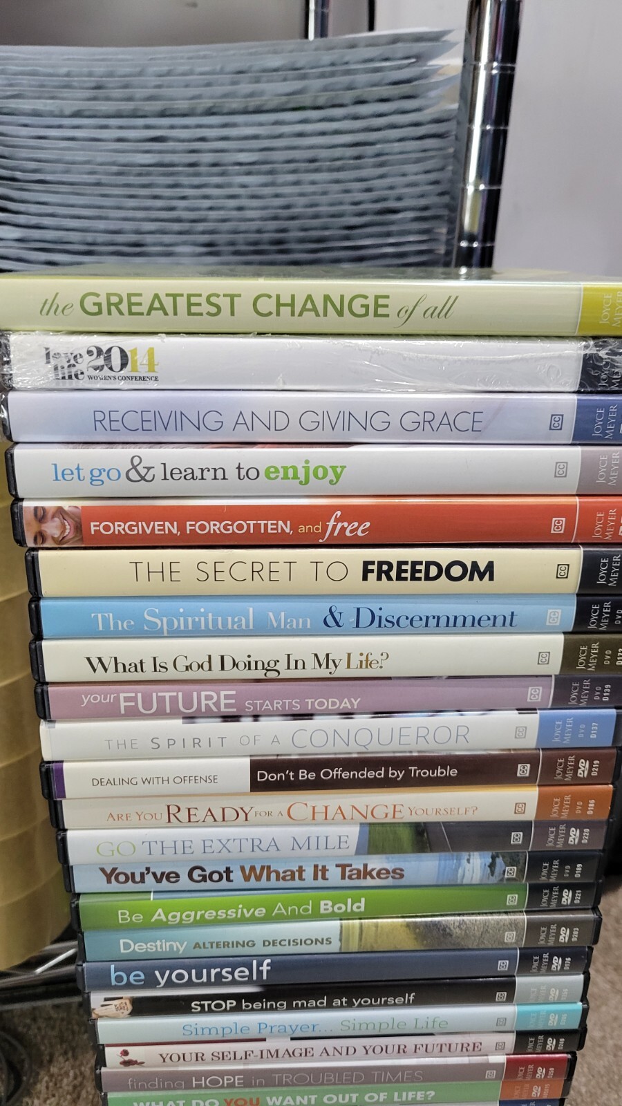 Joyce Meyer Large Lot of 42 DVDs eBay