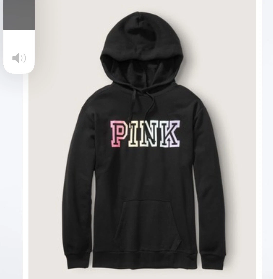 UNDERCOVER Felpa con cappuccio pullover rosa lounge Victoria's Secret