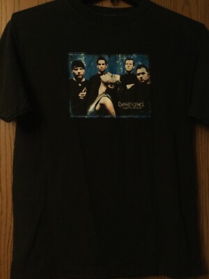 Evanescence -  Fallen  - 2003 Black Shirt - M - AAA