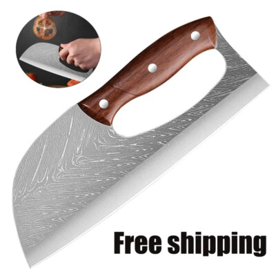 WXCOO Handmade Forged Boning Knife Meat Cleaver Fruit Vegetable Knives w/Knife Sheath