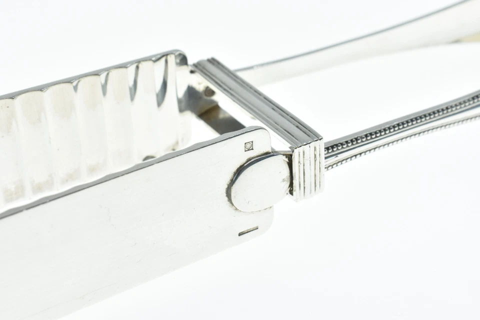 Pinzas para servir espárragos finas vintage CHRISTOFLE Francia plato de plata PERLAS raras Foto 4 de 4