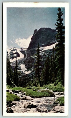 NOTCH TOP MOUNTAIN ROCKY MOUNTAIN NATIONAL PARK COLORADO VTG 1969 POSTCARD