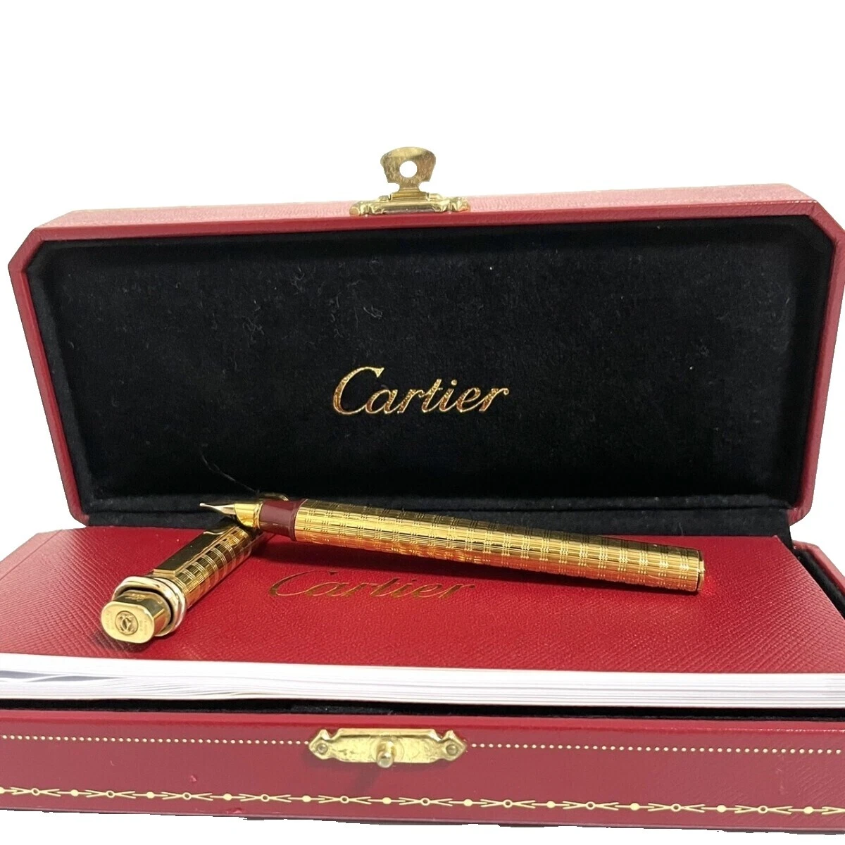 Plumas estilográficas de colección Cartier oro