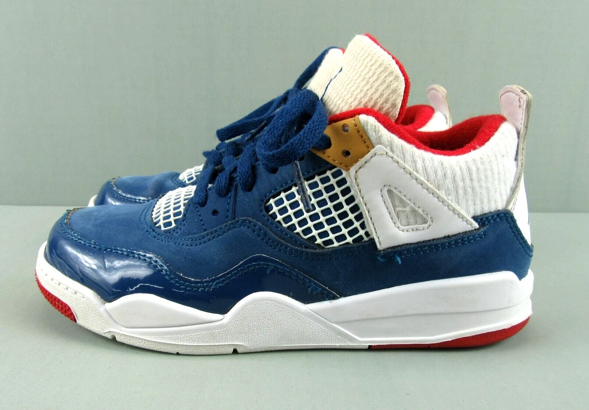 Red white and deals blue kids shoes