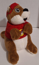Buc-ees Beaver Mascot 10  Plush In T Shirt Bucky Bucees Stuffed Animal Toy