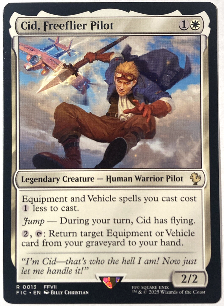 MTG Cid, Freeflier Pilot Commander: Final Fantasy FFVII 0013