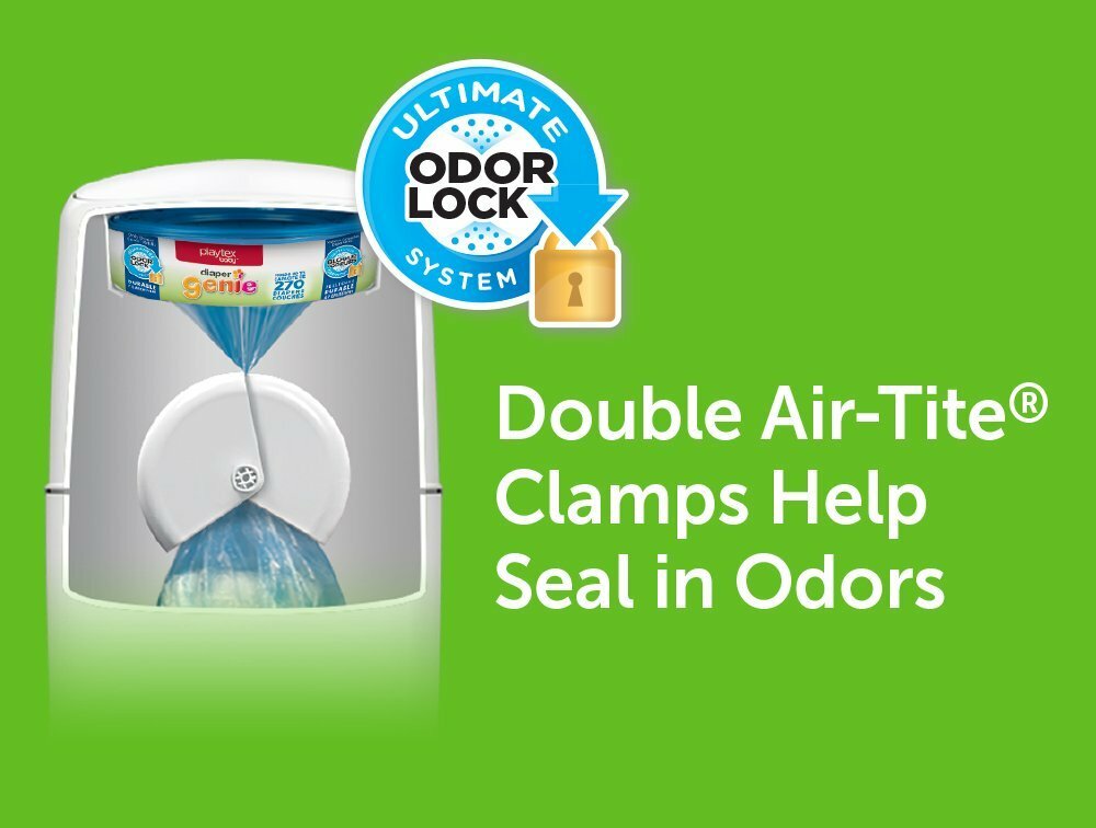 playtex diaper genie complete diaper pail with odor lock technology
