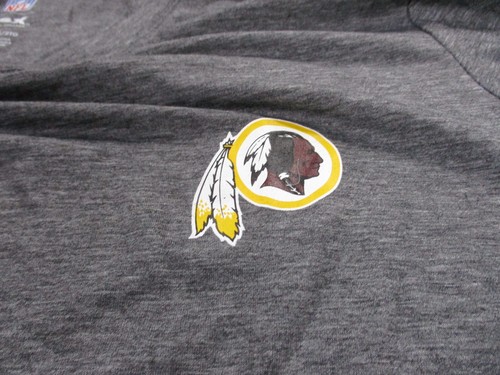 Washington Commanders Redskins Shirt Adult 2XL Gray Tied Football NFL Womens NEW - Picture 9 of 11