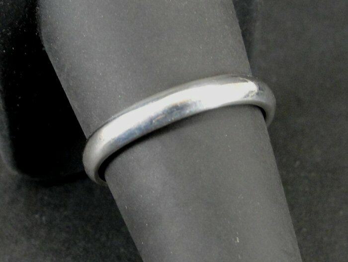 Band Ring Silver Stackable Sleek Smooth Sterling … - image 1